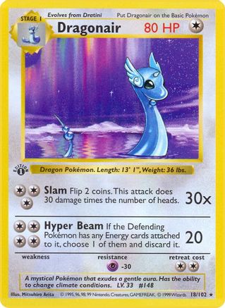 Dragonair (18/102) [Base Set Shadowless Unlimited]