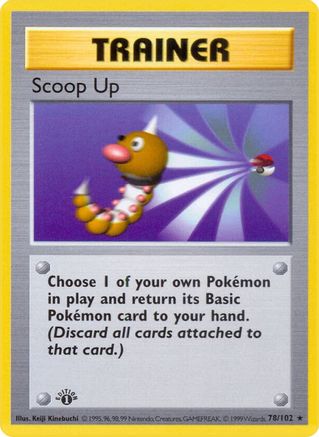 Scoop Up (78/102) [Base Set Shadowless Unlimited]