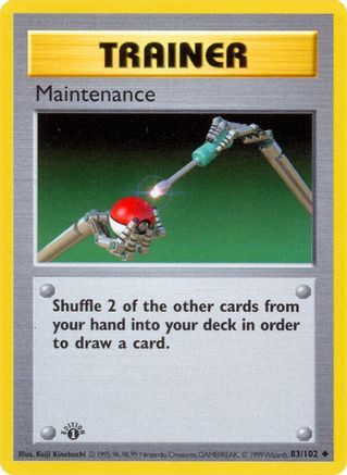 Maintenance (83/102) [Base Set Shadowless Unlimited]
