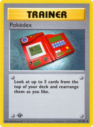 Pokedex (87/102) [Base Set Shadowless Unlimited]