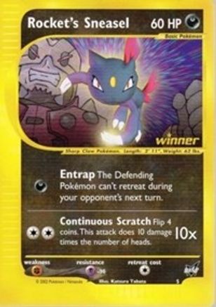Rocket's Sneasel (5) (Winner) [Best of Promos]
