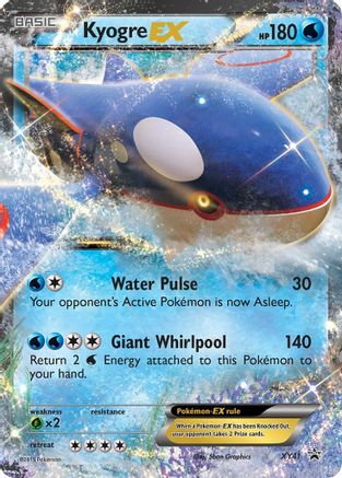 Kyogre EX (XY41) [XY: Black Star Promos]