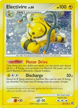 Electivire (25/132) (Theme Deck Exclusive) [Diamond & Pearl: Secret Wonders]