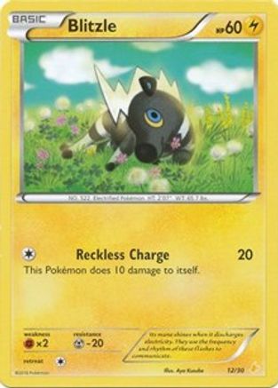Blitzle (12/30) [XY: Trainer Kit 3 - Pikachu Libre]
