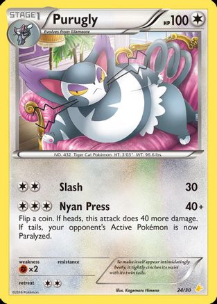 Purugly (24/30) [XY: Trainer Kit 3 - Pikachu Libre]