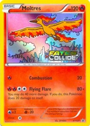 Moltres (XY127) (Staff) [XY: Black Star Promos]