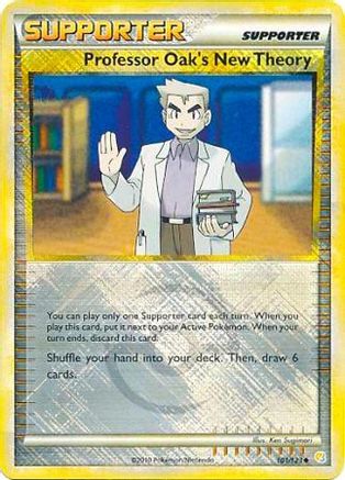 Professor Oak's New Theory (101/123) (League Promo) [HeartGold & SoulSilver: Base Set]