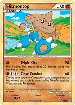 Hitmontop (8/95) (Theme Deck Exclusive) [HeartGold & SoulSilver: Call of Legends]
