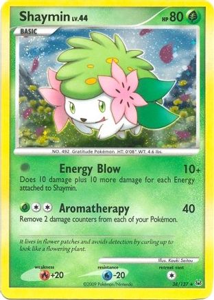 Shaymin (38/127) (Theme Deck Exclusive) [Platinum: Base Set]