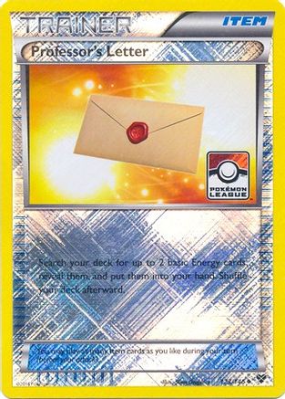 Professor's Letter (123/146) (League Promo) [XY: Base Set]