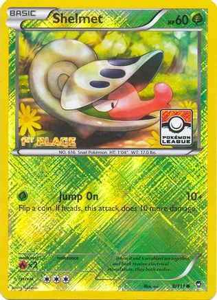 Shelmet (8/111) (League Promo 1st Place) [XY: Furious Fists]
