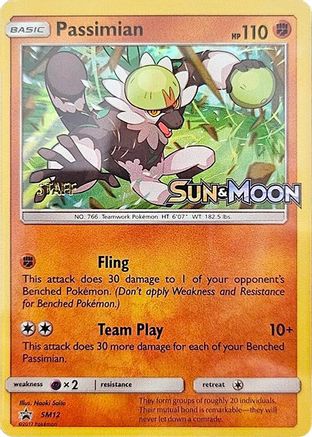 Passimian (SM12) (Staff Prerelease Promo) [Sun & Moon: Black Star Promos]
