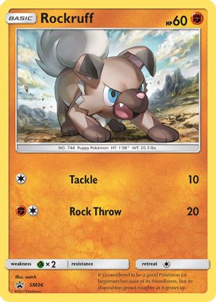Rockruff (SM06) [Sun & Moon: Black Star Promos]