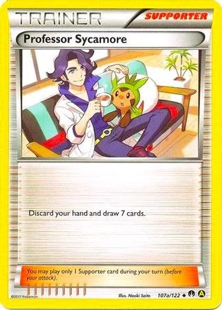 Professor Sycamore (107a/122) [Alternate Art Promos]