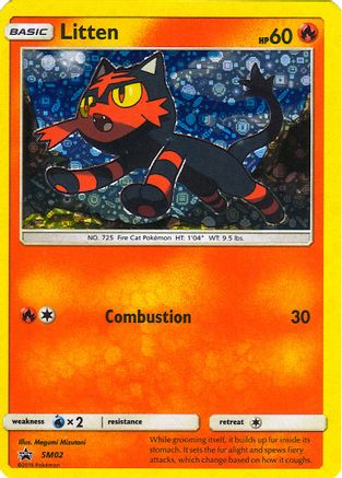 Litten (SM02) (General Mills Promo) [Sun & Moon: Black Star Promos]