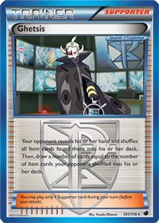 Ghetsis (101/116) (Theme Deck Exclusive) [Black & White: Plasma Freeze]