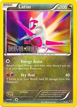 Latias (9/20) (Blister Exclusive) [Black & White: Dragon Vault]