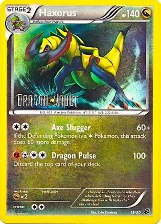 Haxorus (16/20) (Blister Exclusive) [Black & White: Dragon Vault]