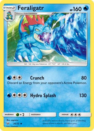 Feraligatr (20/73) [Sun & Moon: Shining Legends]