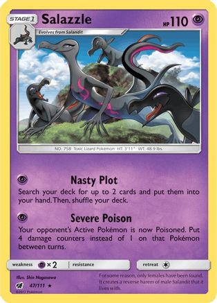 Salazzle (47/111) [Sun & Moon: Crimson Invasion]