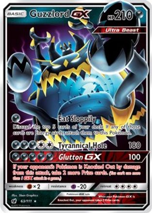 Guzzlord GX (63/111) [Sun & Moon: Crimson Invasion]