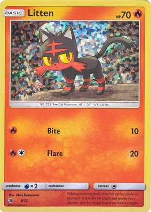 Litten (3/12) [McDonald's Promos: 2017 Collection]