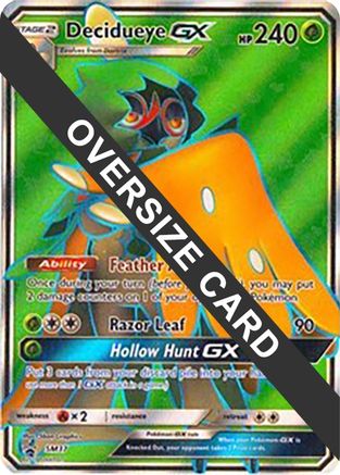 Decidueye GX (SM37) (Jumbo Card) [Sun & Moon: Black Star Promos]