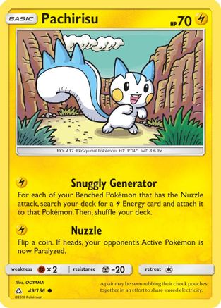 Pachirisu (49/156) [Sun & Moon: Ultra Prism]