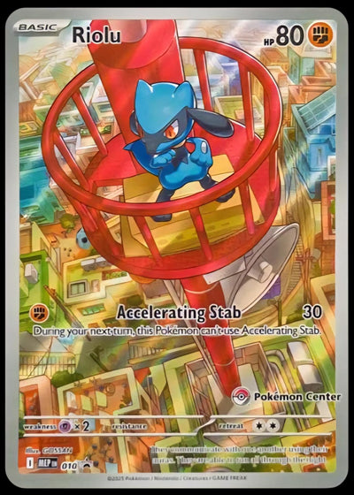 Riolu - 010 (Pokemon Center Exclusive) 10 - ME Mega Evolution Promo Holofoil