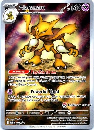 Alakazam - 009 (Pokemon Center Exclusive) - ME Mega Evolution Promo Holofoil
