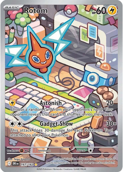 Rotom - 197/182 - SV10 Destined Rivals Holofoil