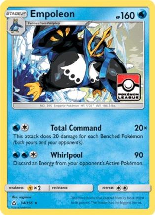 Empoleon (34/156) (League Promo) [Sun & Moon: Ultra Prism]