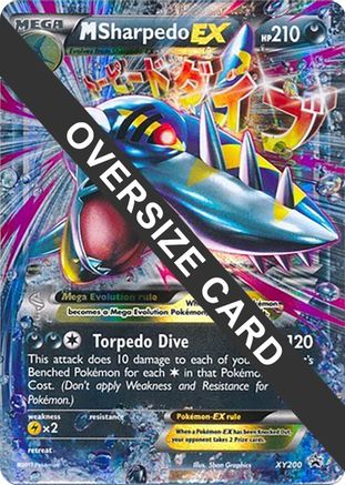 M Sharpedo EX (XY200) (Jumbo Card) [XY: Black Star Promos]