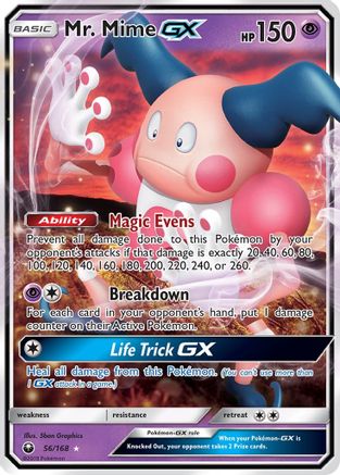 Mr. Mime GX (56/168) [Sun & Moon: Celestial Storm]