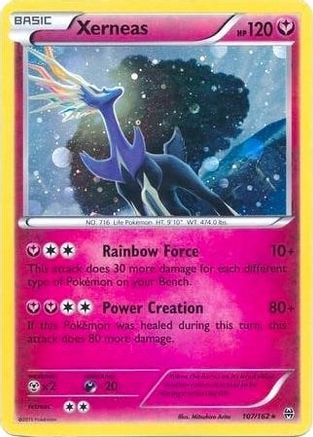 Xerneas (107/162) (Cosmos Holo) (Blister Exclusive) [XY: BREAKthrough]