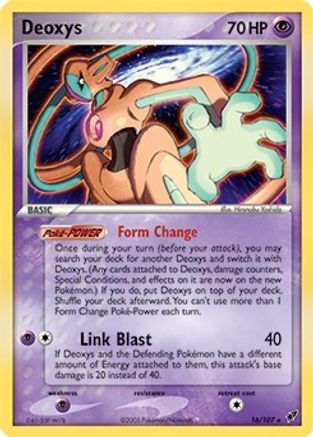 Deoxys (16/107) (Theme Deck Exclusive) [EX: Deoxys]