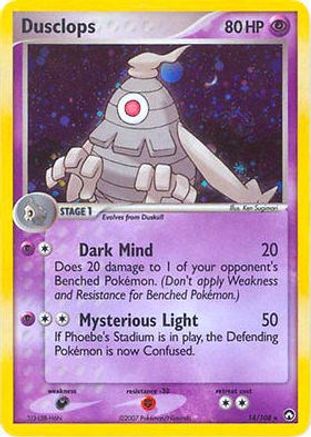 Dusclops (14/108) (Theme Deck Exclusive) [EX: Power Keepers]