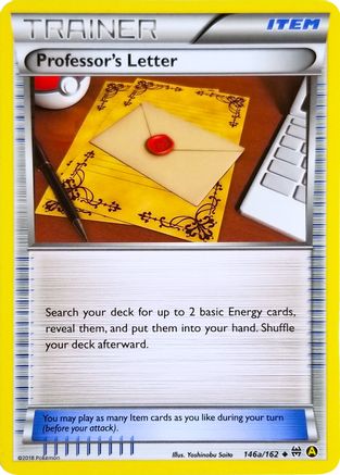 Professor's Letter (146a/162) [Alternate Art Promos]