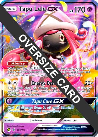 Tapu Lele GX (60a/145) (Alternate card) (Jumbo Card) [Sun & Moon: Guardians Rising]