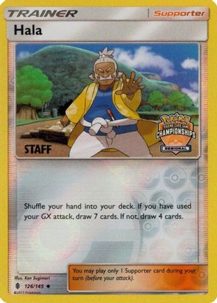Hala (126/145) (Regional Championship Promo Staff) [Sun & Moon: Guardians Rising]
