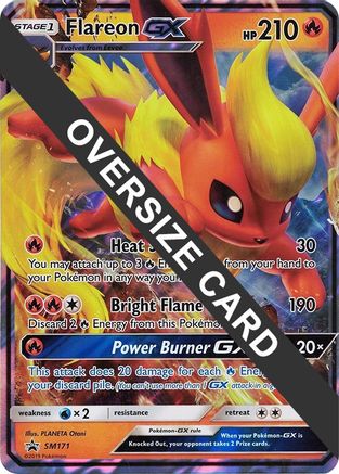 Flareon GX (SM171) (Jumbo Card) [Sun & Moon: Black Star Promos]