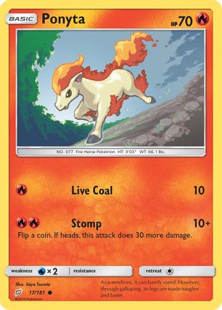 Ponyta (17/181) [Sun & Moon: Team Up]