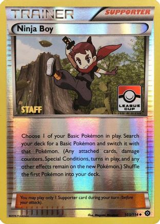 Ninja Boy (103/114) (League Promo Staff) [XY: Steam Siege]