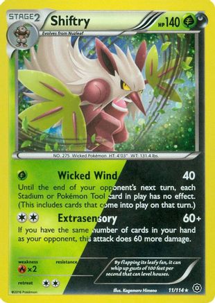 Shiftry (11/114) (Cosmos Holo) [XY: Steam Siege]