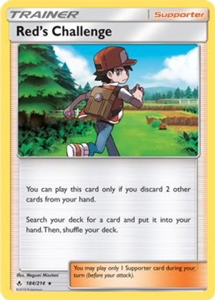 Red's Challenge (184/214) (Theme Deck Exclusive) [Sun & Moon: Unbroken Bonds]