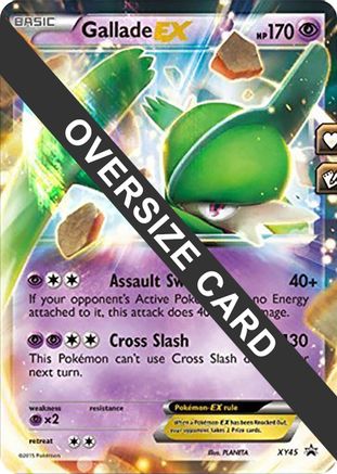Gallade EX (XY45) (Jumbo Card) [XY: Black Star Promos]