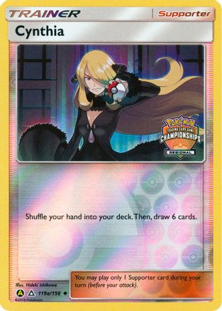 Cynthia (119a/156) (Regional Championship Promo) [Sun & Moon: Ultra Prism]