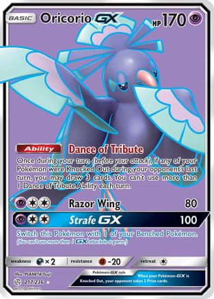 Oricorio GX (217/236) [Sun & Moon: Cosmic Eclipse]