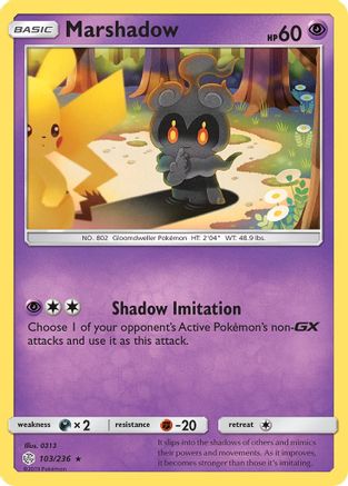 Marshadow (103/236) [Sun & Moon: Cosmic Eclipse]