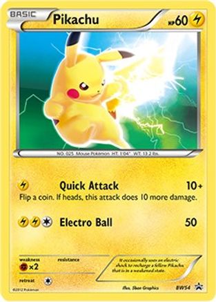 Pikachu (BW54) [Black & White: Black Star Promos]